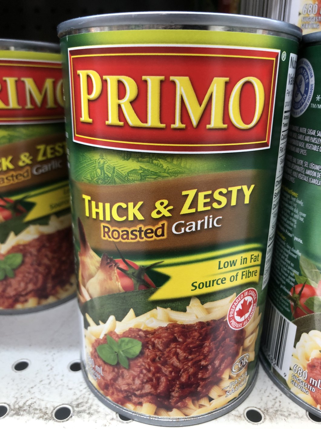 Primo Pasta Sauce Roasted Garlic 